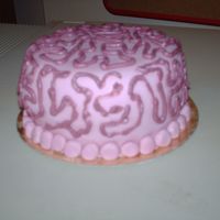 My Mom's Mothers Day Cake I had fun with this cake it's a white cake with lemon buttercream crumb coat and cornelli lace. Fondant covered (toba's) I love...