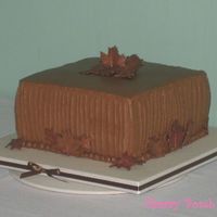 Fall Groom's Cake I don't do many butter cream cakes and had to rush this one a bit. It is a chocolate cake with mocha butter cream. The smell was...
