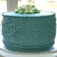 Mother's Day Cake Oval Lemon Cake with Lemon Cream Cheese Filling and BC frosting. THANK YOU CC for the recipes!!! YOu are all awesome! The design is a mix...