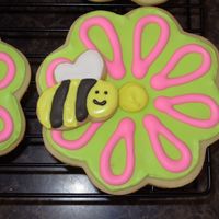 Cookies Made with the Wilton layered cookie cutters. Didn't use all the layers because it was too much cookie!