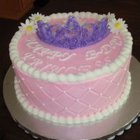 For Our Princess!! This was for my daughters 5th birthday. Princess theme of course. Tried the WASC cake with the white chocolate raspberry coffee creamer....