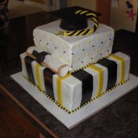 Graduation Cake This cake idea was originally done my another CC'er, I just made mine square. I cannot remember who didit, but they did a wonderful...