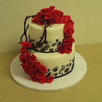 Crown Of Thorns I made this cake for a district church event and earned first place for it. I will be taking it to regionals as well. The flowers are all...