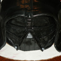 Darth Vader This was for a surprise birthday. It is supposed to be Darth Vader's mask from Star Wars. I had a little help from rockstarcake's...
