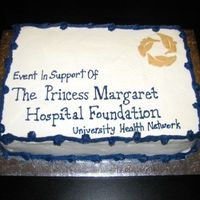 Princess Margaret Hospital Fundraiser I made this cake for a friends' fundraiser dinner.