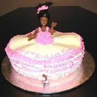 Ballerina I made this cake for my god-daughter who an advocate of Ballet.