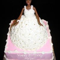 Doll 3D Ethnic Doll in all buttercream.