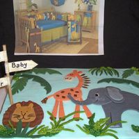 Shower Cake To Match Nursery 