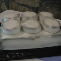 Lego Groom's Cake For Powers cream cheese isn't fun in humidity..