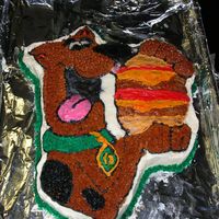 Scooby Doo This was the very first cake I ever made & probably one of the most common ones you see. It was done with a cake pan just to get myself...