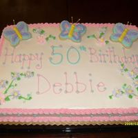 Spring Birthday Cake 