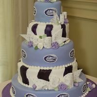 High School 30Th Class Reunion This cake was inspired by a cake and from a class with Colette Peters. I had to pack my cake pans; fillings; shortening; and gum paste, not...