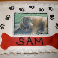 Man's Best Friend I loved this cake! It was for my Brother In Laws birthday and is a picture of his dog that he loves to death. I guess I should have wrote...