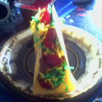 Taco Just playing around one day and thought I would make some taco's. They went over great at a bake sale!