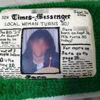 30Th Birthday Cake Thanks to "Cakerator" for the fun idea. Made it for a co-worker and everyone loved the cake. This was a fun cake to do.