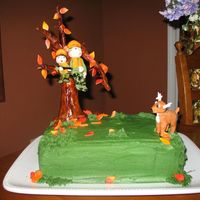 Two Hunters In A Tree Stand The field is buttercream because the little boy doesnt like even MMF. BUT everything else is MMF. This was a lot of fun and I cant wait for...