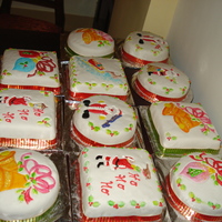 Christmas few of my christmas cakes