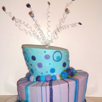 Funky B-Day This was for my best friend's daughter. This was my first whimsy in all BC--I prefer doing them in fondant--MUCH cleaner look! (Of...