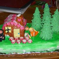 Hansel And Gretel Cake My older daughter helped me make this. It was for my younger daughter's school. They were studying opera and had a performance night...