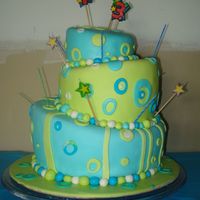 Boys 13Th Birthday Cake This was for my son's 13th birthday, assembled using the topsy turvey cke method, where the cake is carved out so each layer is...