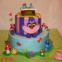 Alice In Wonderland Got ideas from Cake Central, Google searches and a book and put them all together.