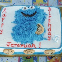 Cookie Monster Cake 