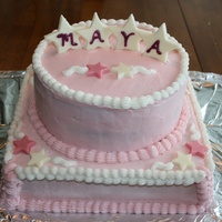 Baby Girl Cake 