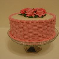 Pink Basket Weave 