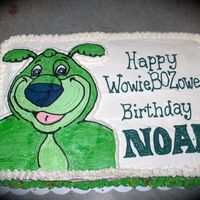 Boz Birthday For my son's birthday. Boz the bear. All Buttercream.