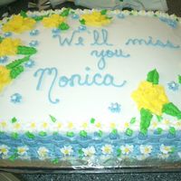 Spring Cake A friend was moving and I needed a Spring idea, so I made this. I like how the basketweave turned out, but the daffodils were my first...