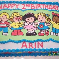 Little People I made this for my daughter on her 2nd birthday. She loved it!!! It's a FBCT