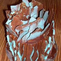 Chocolate Cake This was actually a "saved cake". It is a chocolate cake covered in chocolate buttercrea. The buttercream was giving me problems...