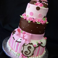 Sweet Savannah Sue's Shower Cake One of my favorite cakes ever! Made for a wonderful friend who gave birth to beautiful Savannah Sue, who was diagnosed at only 2 months...