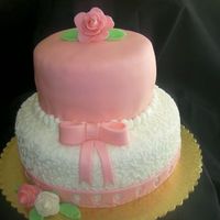 003_3.jpg Bridal shower cake all fondant decorations.