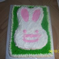 Easter Bunny This is a cake that I did for my daughter's Spring Party at preschool.