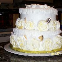 Anniversay Cake It's alittle much and gody but...