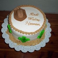 Small Cowboy Hat I was in a hurry and didn't have time to try the full size cowboy hat cake. I just hand molded this one out of fondant - the rest is...