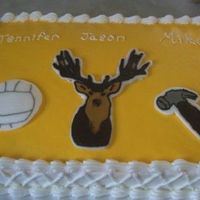 V-Ball, Deer And Hammer This is the last one I promise! This is for a father, is daughter and his son. Kinda plain but wasn't sure what else to add. Wish I...