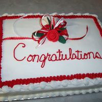 Bridal Shower this goes with the other calla lily cake