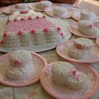 Baby Booties "It's a Girl!" baby dress with booties.