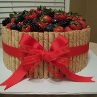 "basket Of Berries" Cake 