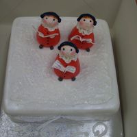 Choir Boy Cake I followed a tutorial online and made these figurines from marzipan and fondant. The cake was chocolate chip marble cake with vanilla...