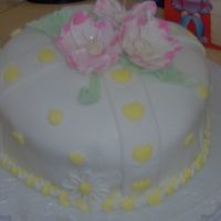 Fondant Cake For Class this was a spice cake covered in buttercream and then decorated with marshmallow fondant