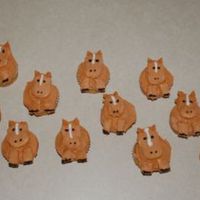 Horse Cupcakes sugar cookies for the head & feet