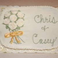 Bouquet Of Roses Red Velvet cake w/ cream cheese icing - BC roses