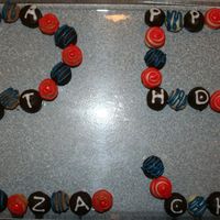 Cake Truffles These were made for a soldier coming home from a deployment on his 25th birthday.