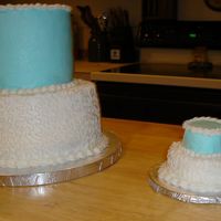 First Stacked Cake This is my first stacked cake and my first cornelli lace. I was so relieved when I dropped it off that the cake made it there in one piece...