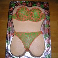 Lingerie Bridal Shower Cake I was so inspired by the other lingerie cakes here, I could not wait to do one myself. So when I was asked to do a cake for a lingerie...