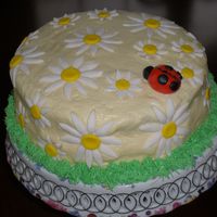 Spring Birthday Cake Spring birthday cake decorated with MMF. Very fun to make!