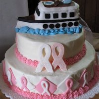 Cancer Cake Cruise My friend that has cancer wants to go on one more cruise with her daughters and grand daughter. so for he benefit I made her this cruise...